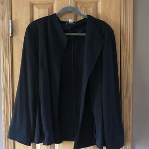 Unlined Lightweight CJ Banks Black Blazer